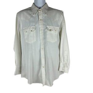 Dee Cee Brand Mens Authentic Western Wear Shirt Size 16-33 Long Sleeve Button